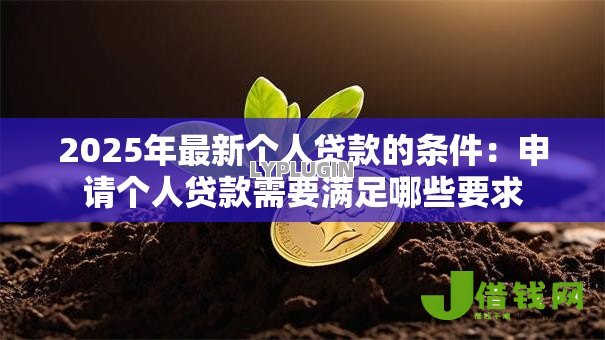2025年最新个人贷款的条件:申请个人贷款需要满足哪些要求 2025年最新个人贷款的条件:申请个人贷款需要满足哪些要求