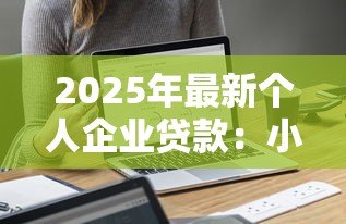 2025年最新个人企业贷款：小微企业如何申请融资支持