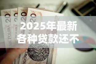2025年最新各种贷款还不起怎么办:负债过多无力偿还如何解决 2025年最新各种贷款还不起怎么办:负债过多无力偿还如何解决