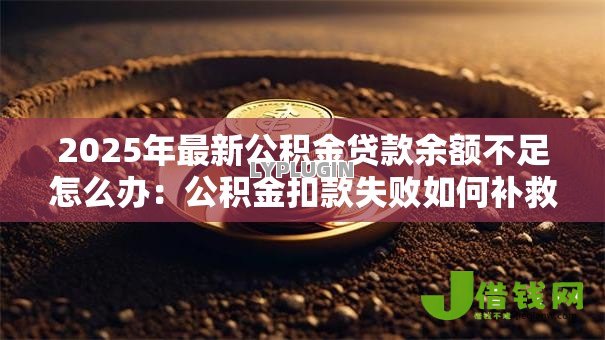2025年最新公积金贷款余额不足怎么办:公积金扣款失败如何补救-借钱网