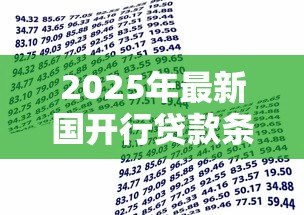 2025年最新国开行贷款条件:国家开发银行贷款申请有哪些要求 2025年最新国开行贷款条件:国家开发银行贷款申请有哪些要求