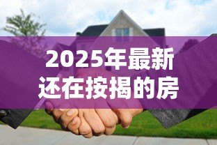 2025年最新还在按揭的房子可以贷款吗：按揭未结清的房产能否二次抵押