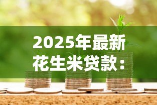 2025年最新花生米贷款：如何申请小额信用借款