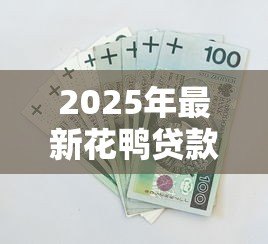 2025年最新花鸭贷款:如何申请花鸭金融产品 2025年最新花鸭贷款:如何申请花鸭金融产品