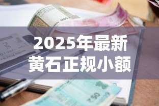2025年最新黄石正规小额贷款公司：黄石哪里能申请正规小额贷款