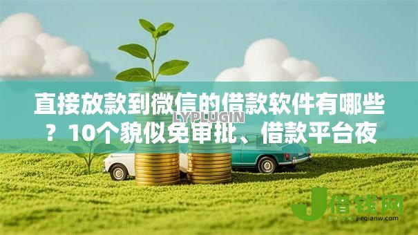 直接放款到微信的借款软件有哪些?10个貌似免审批、借款平台夜间合集 直接放款到微信的借款软件有哪些?10个貌似免审批、借款平台夜间合集