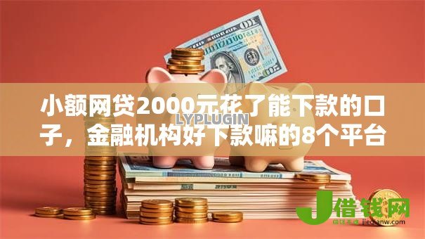 小额网贷2000元花了能下款的口子，金融机构好下款嘛的8个平台介绍