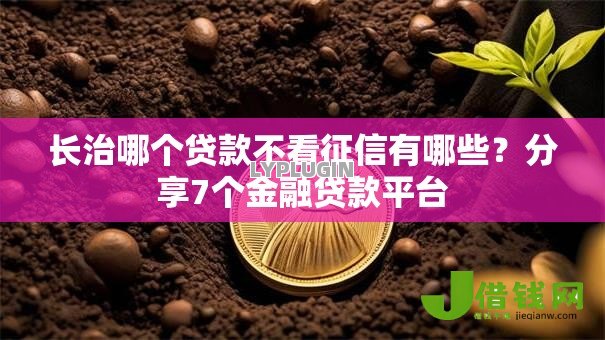 长治哪个贷款不看征信有哪些?分享7个金融贷款平台 长治哪个贷款不看征信有哪些?分享7个金融贷款平台