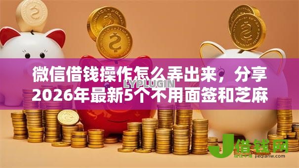 微信借钱操作怎么弄出来，分享2026年最新5个不用面签和芝麻分的贷款软件