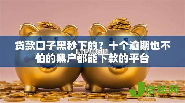 贷款口子黑秒下的？十个逾期也不怕的黑户都能下款的平台