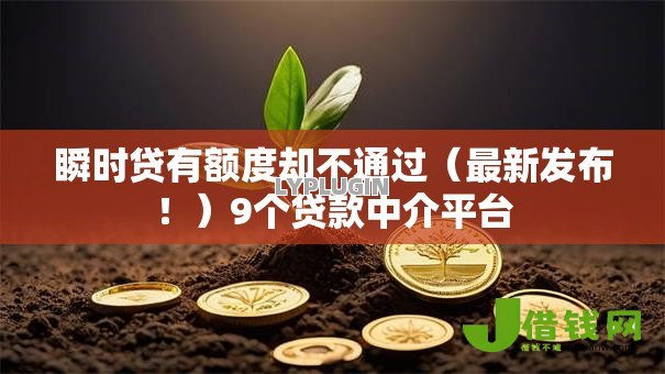 瞬时贷有额度却不通过(最新发布!)9个贷款中介平台 瞬时贷有额度却不通过(最新发布!)9个贷款中介平台