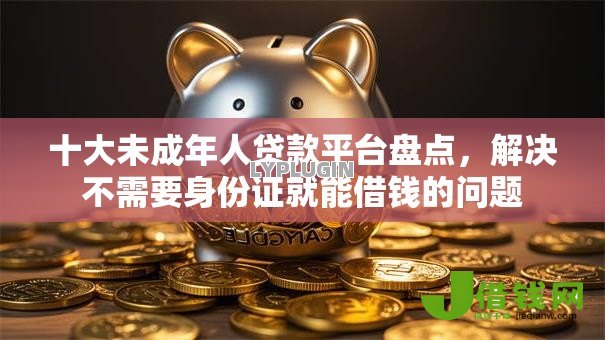 十大未成年人贷款平台盘点，解决不需要身份证就能借钱的问题