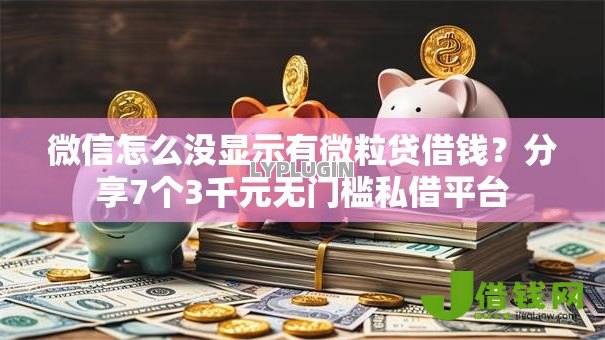 微信怎么没显示有微粒贷借钱?分享7个3千元无门槛私借平台 微信怎么没显示有微粒贷借钱?分享7个3千元无门槛私借平台