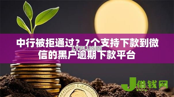 中行被拒通过？7个支持下款到微信的黑户逾期下款平台