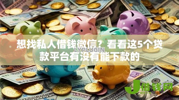 想找私人借钱微信?看看这5个贷款平台有没有能下款的 想找私人借钱微信?看看这5个贷款平台有没有能下款的