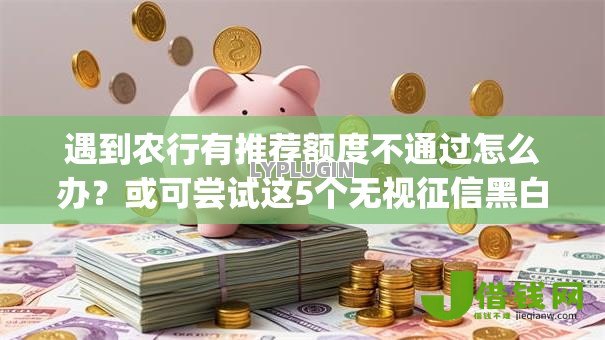 遇到农行有推荐额度不通过怎么办？或可尝试这5个无视征信黑白100%秒下app