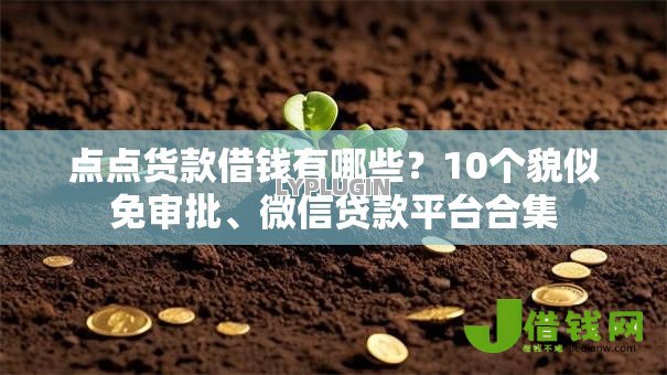 点点货款借钱有哪些?10个貌似免审批、微信贷款平台合集 点点货款借钱有哪些?10个貌似免审批、微信贷款平台合集