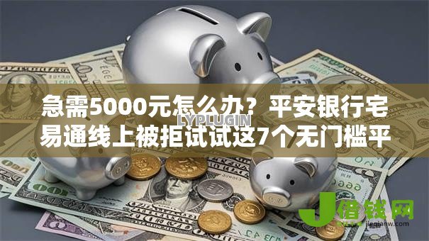 急需5000元怎么办?平安银行宅易通线上被拒试试这7个无门槛平台 急需5000元怎么办?平安银行宅易通线上被拒试试这7个无门槛平台