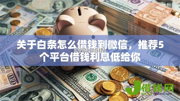 关于白条怎么借钱到微信,推荐5个平台借钱利息低给你 关于白条怎么借钱到微信,推荐5个平台借钱利息低给你