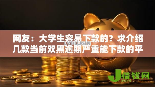 网友:大学生容易下款的?求介绍几款当前双黑逾期严重能下款的平台 网友:大学生容易下款的?求介绍几款当前双黑逾期严重能下款的平台