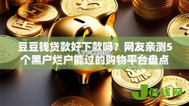 豆豆钱贷款好下款吗？网友亲测5个黑户烂户能过的购物平台盘点