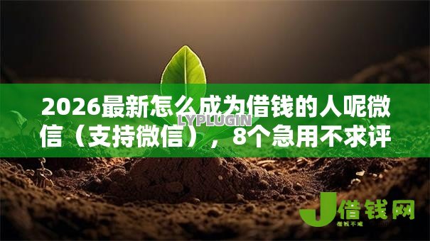 2026最新怎么成为借钱的人呢微信(支持微信),8个急用不求评分快借无忧的软件无私分享 2026最新怎么成为借钱的人呢微信(支持微信),8个急用不求评分快借无忧的软件无私分享
