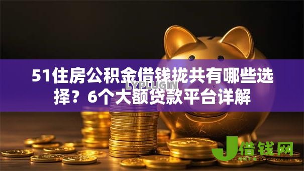 51住房公积金借钱拢共有哪些选择?6个大额贷款平台详解 51住房公积金借钱拢共有哪些选择?6个大额贷款平台详解