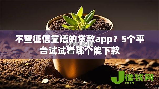 不查征信靠谱的贷款app?5个平台试试看哪个能下款 不查征信靠谱的贷款app?5个平台试试看哪个能下款