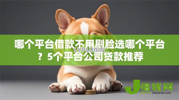 哪个平台借款不用刷脸选哪个平台?5个平台公司贷款推荐 哪个平台借款不用刷脸选哪个平台?5个平台公司贷款推荐