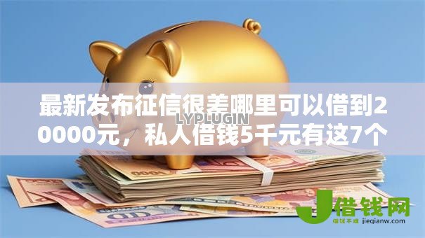 最新发布征信很差哪里可以借到20000元,私人借钱5千元有这7个渠道 最新发布征信很差哪里可以借到20000元,私人借钱5千元有这7个渠道