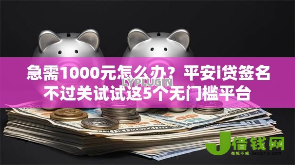 急需1000元怎么办?平安i贷签名不过关试试这5个无门槛平台 急需1000元怎么办?平安i贷签名不过关试试这5个无门槛平台
