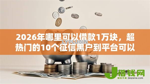 2026年哪里可以借款1万块，超热门的10个征信黑户到平台可以借到钱推荐