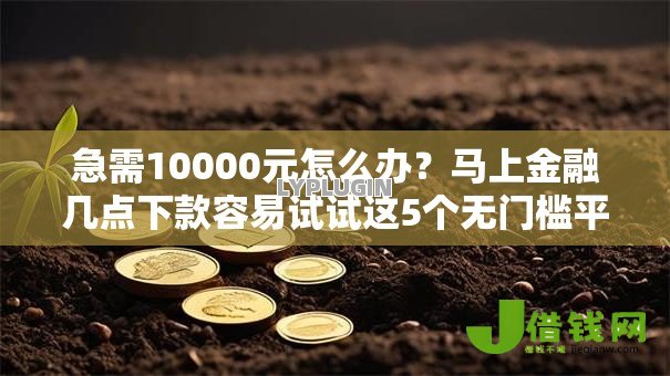 急需10000元怎么办?马上金融几点下款容易试试这5个无门槛平台 急需10000元怎么办?马上金融几点下款容易试试这5个无门槛平台