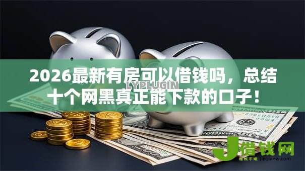 2026最新有房可以借钱吗，总结十个网黑真正能下款的口子！