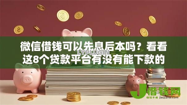 微信借钱可以先息后本吗?看看这8个贷款平台有没有能下款的 微信借钱可以先息后本吗?看看这8个贷款平台有没有能下款的
