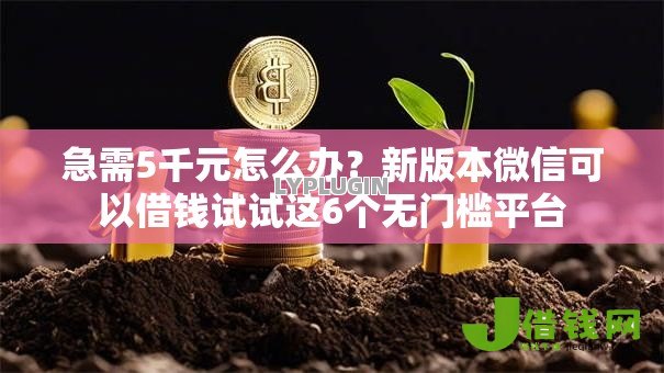 急需5千元怎么办?新版本微信可以借钱试试这6个无门槛平台 急需5千元怎么办?新版本微信可以借钱试试这6个无门槛平台