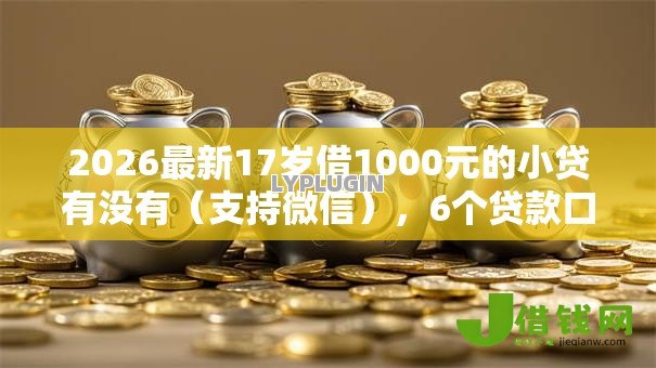 2026最新17岁借1000元的小贷有没有(支持微信),6个贷款口子平台无私分享 2026最新17岁借1000元的小贷有没有(支持微信),6个贷款口子平台无私分享