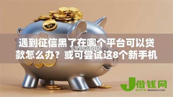 遇到征信黑了在哪个平台可以贷款怎么办？或可尝试这8个新手机号容易下款的软件