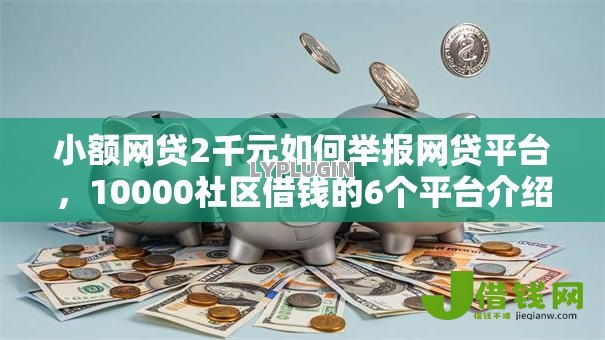 小额网贷2千元如何举报网贷平台，10000社区借钱的6个平台介绍