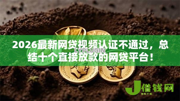 2026最新网贷视频认证不通过，总结十个直接放款的网贷平台！
