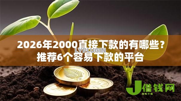 2026年2000直接下款的有哪些?推荐6个容易下款的平台 2026年2000直接下款的有哪些?推荐6个容易下款的平台