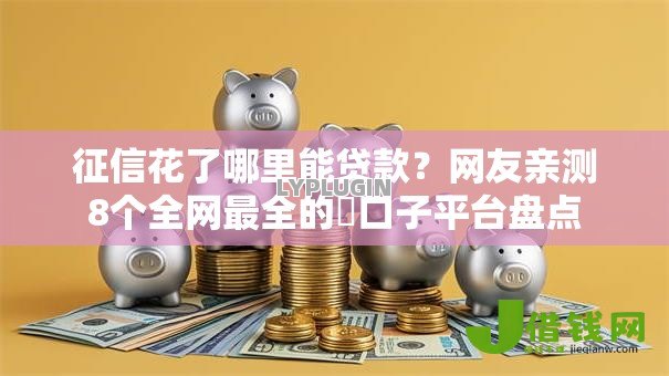 征信花了哪里能贷款？网友亲测8个全网最全的黒口子平台盘点