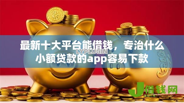 最新十大平台能借钱，专治什么小额贷款的app容易下款