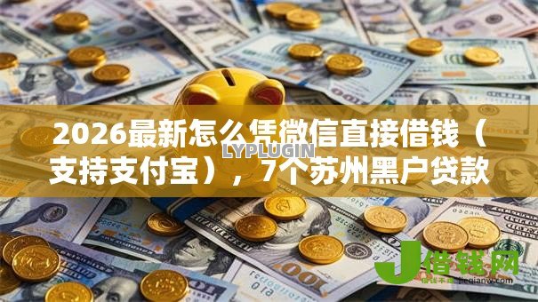 2026最新怎么凭微信直接借钱（支持支付宝），7个苏州黑户贷款5万的口子无私分享