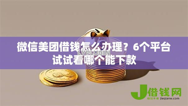 微信美团借钱怎么办理？6个平台试试看哪个能下款