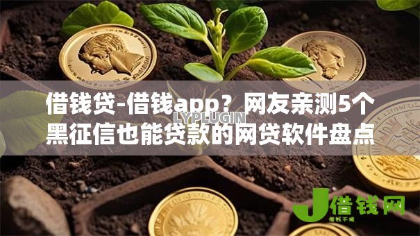 借钱贷-借钱app？网友亲测5个黑征信也能贷款的网贷软件盘点