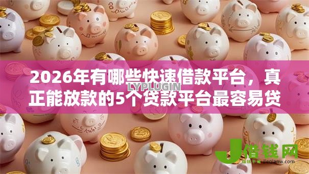 2026年有哪些快速借款平台,真正能放款的5个贷款平台最容易贷推荐 2026年有哪些快速借款平台,真正能放款的5个贷款平台最容易贷推荐