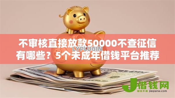 不审核直接放款50000不查征信有哪些?5个未成年借钱平台推荐给你 不审核直接放款50000不查征信有哪些?5个未成年借钱平台推荐给你