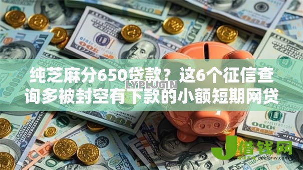 纯芝麻分650贷款?这6个征信查询多被封空有下款的小额短期网贷口子值得一试 纯芝麻分650贷款?这6个征信查询多被封空有下款的小额短期网贷口子值得一试