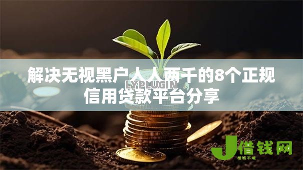解决无视黑户人人两千的8个正规信用贷款平台分享